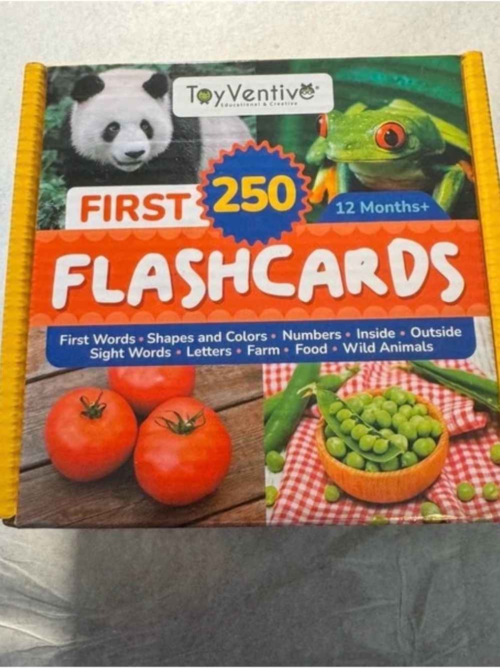 First 250 Flashcards - Orange Educational Flashcards